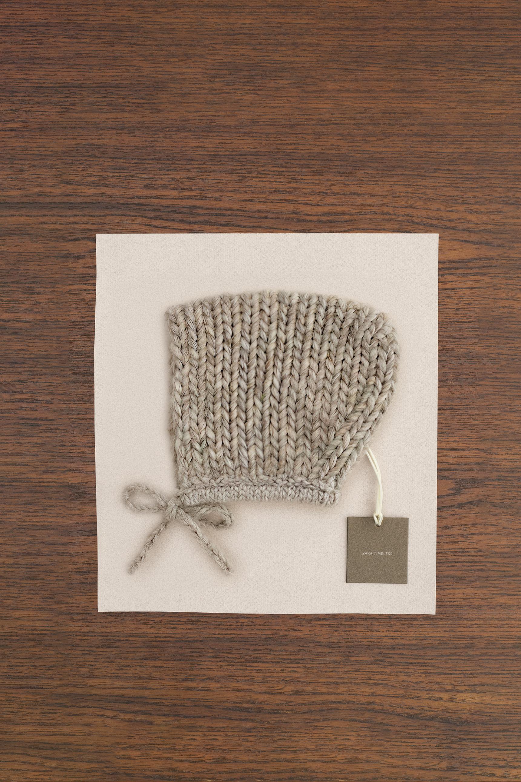 ZARA TIMELESS - LAMB KNIT BONNET